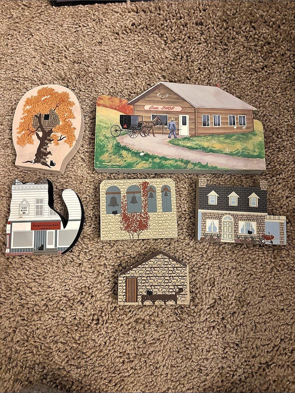 Playhouse Vintage Painted Decor Set